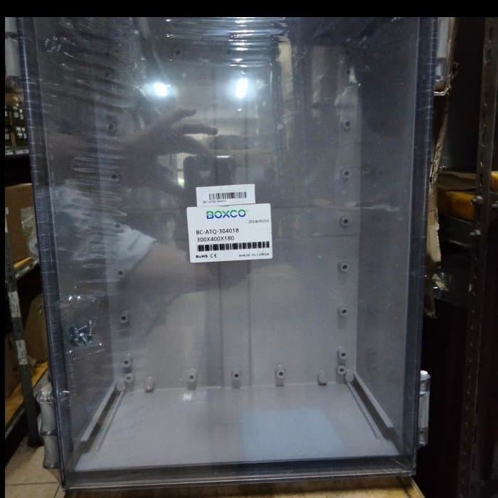 Enclosure Boxco ATQ pintu transparan IP66
