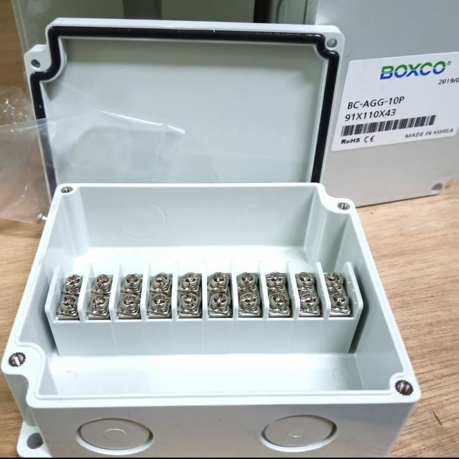Boxco BC-AGG-10P, Terminal box 10 pin