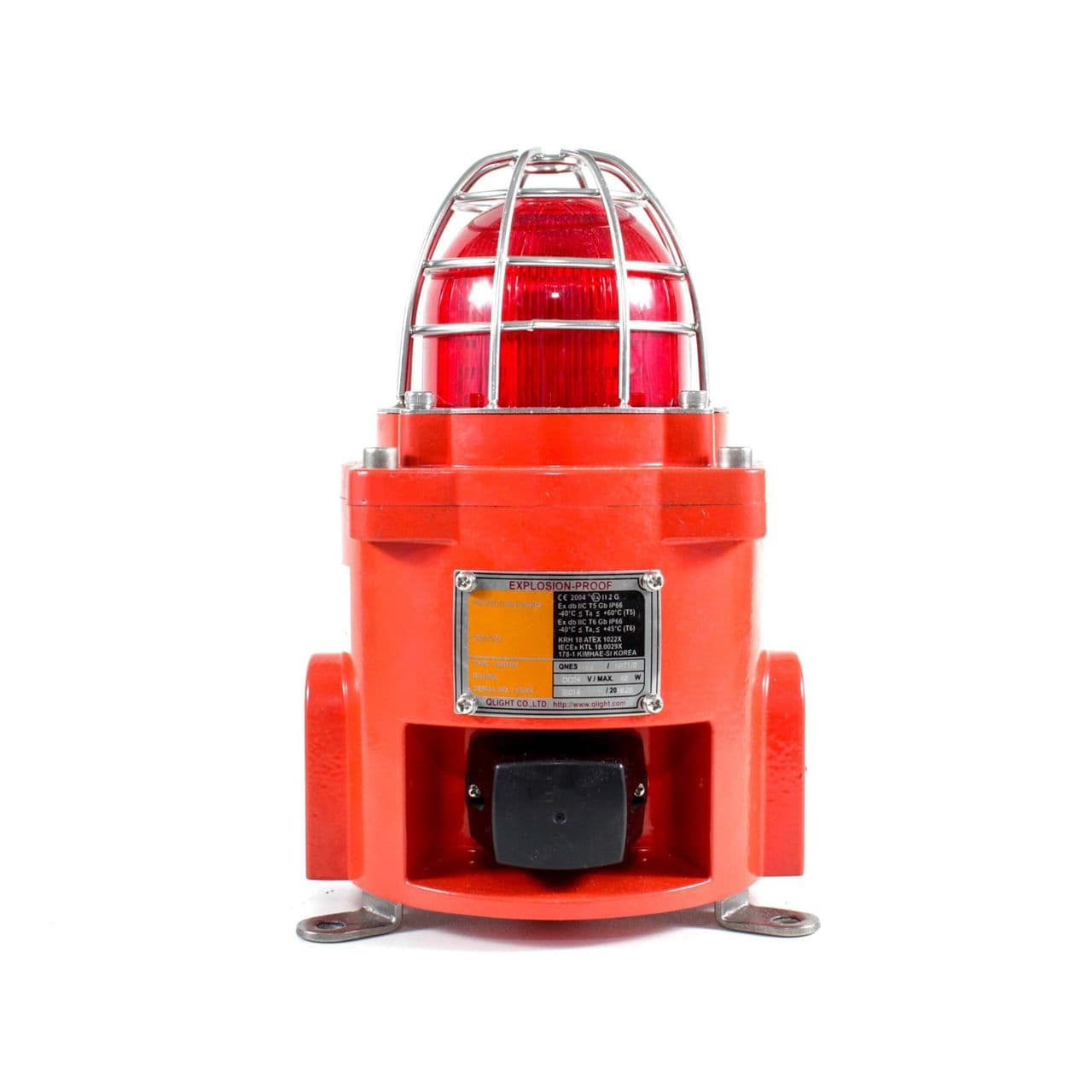 Q-Light QNES-WS-24-R, Explosion proof warning light Ø92mm, 5 nada