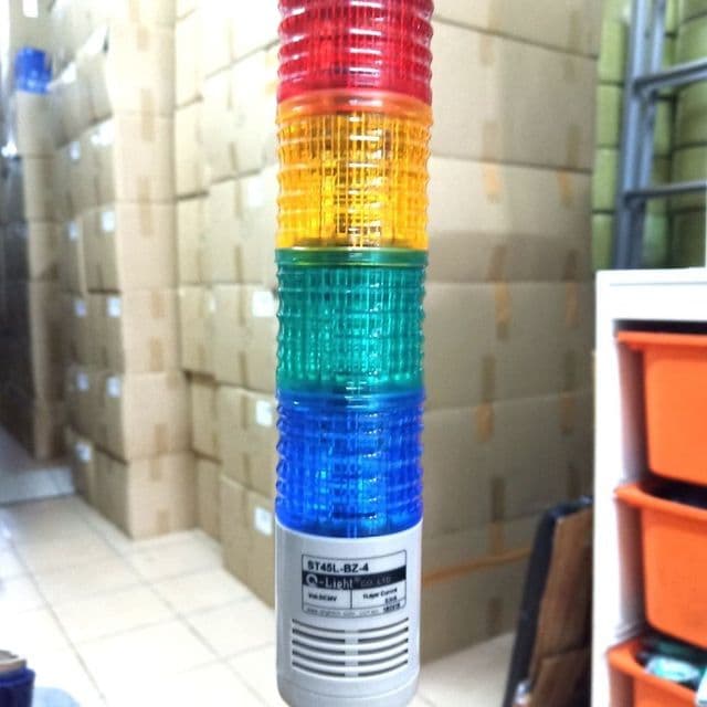 Q-Light ST45L-BZ-24VDC, Tower light LED dengan buzzer